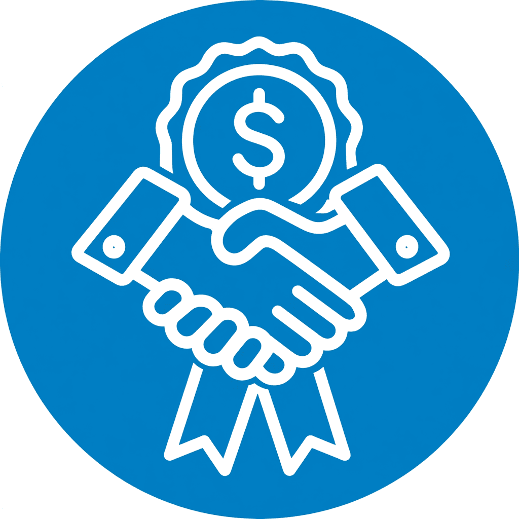 sponsorship letter icon. 