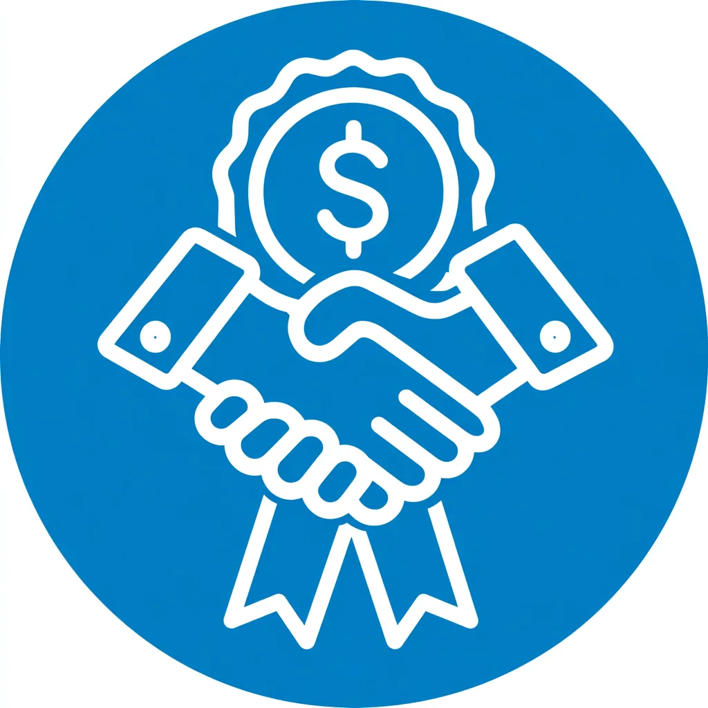 sponsorship letter icon. 